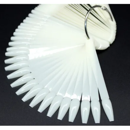 Ballerina FAN Nail Art Display - 50 sticks Natural