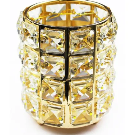 Brush Box Crystal - Gold