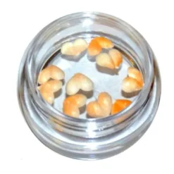 Ceramic 3D Hearts 10pcs. in jars nr.16