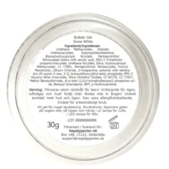 Classic Line - Builder Gel Snow White 30g