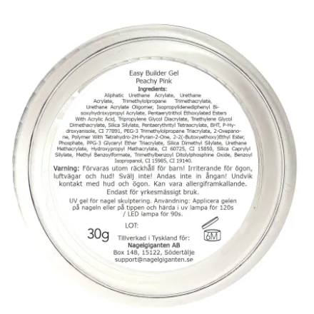 Classic Line - Easy Builder Gel Peachy Pink 30g
