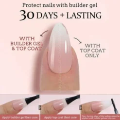 5 Colors Press on nails150pcs. - Design 1