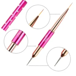 Combi Magenta Brush - 11mm liner+ dotting tool