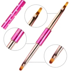 Combi Magenta Brush - Ombre nr.4 + oval nr.4