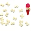 CREAM - Nail Art Plush Bow 20 pcs.