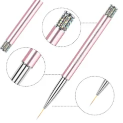 Diamond Pink Nail Art - Liner 15 mm
