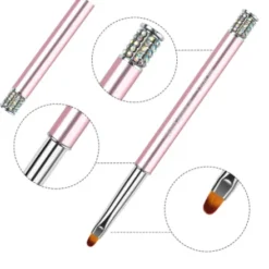 Diamond Pink - Oval Brush nr.4