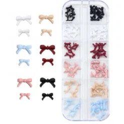 3D Nail Art Bow in box - 3