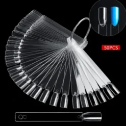 FAN Nail Art Display - 50 sticks Clear