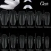 30 - Full Thin Geometric Clear Tips 500st. in Bag