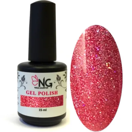 71 Galactic Rose Sparkle - NG LED/UV Soak Off Gel Polish 15ml