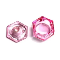 Glass Dappen Dish Pink