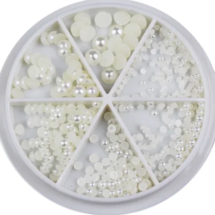 Half Pearls Cream in wheel 234-2