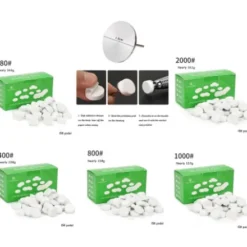 KIT - Bits Bearing round 15mm + Sanding Pads (5x50pack)