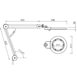 LED Magnifier Lamp 9006
