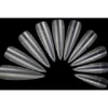 Medium CLEAR Stiletto Tips 500st. in Bag