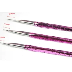 1 - Nail Art Brush Kit (7,11,15mm)