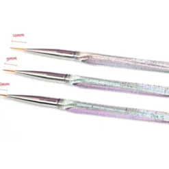 2 - Nail Art Brush Kit (6,9,12mm)