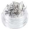 Nail Art foil in jars - SILVER