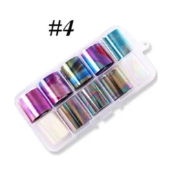 04 - Nail Art Foil Kit 10 designs
