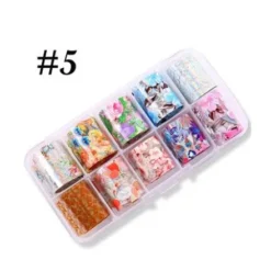 05 - Nail Art Foil Kit 10 designs