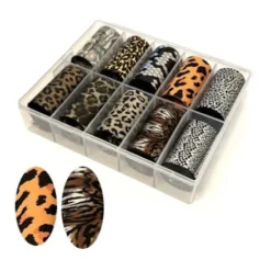 113 - Nail Art Foil Kit 10 designs