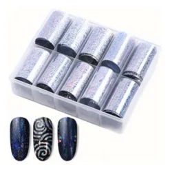 114 - Nail Art Foil Kit 10 designs