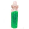 Nail Art Pearls Bottle Green in mini bottle