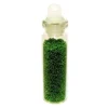 Nail Art Pearls Green in mini bottle