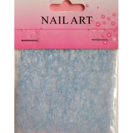 400 - Nail Art Spider Net Light Blue