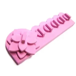 Nail Art Tips Stand Set Flower