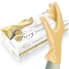 Nitril Gloves - FANCY Gold 100 pcs.(medium)