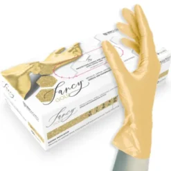 Nitril Gloves - FANCY Gold 100 pcs.(small)