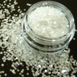 Paljetter White 1mm S001