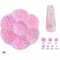 PINK AB - Nail Half Round Pearl 269-6
