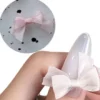 608 PINK - Nail Art Lace Bow 1 pcs.(23x14mm)