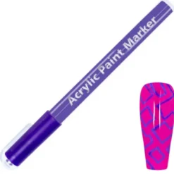 6 Purple - Acrylic Nail Art Paint Marker