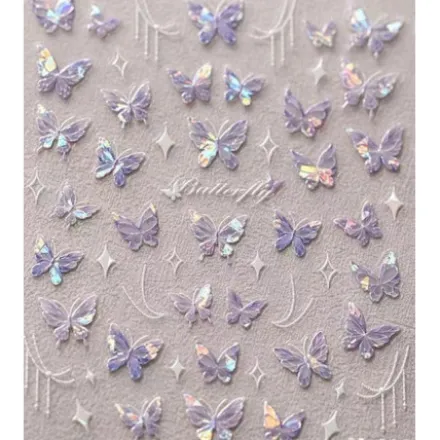Shell Butterflies Stickers - 412