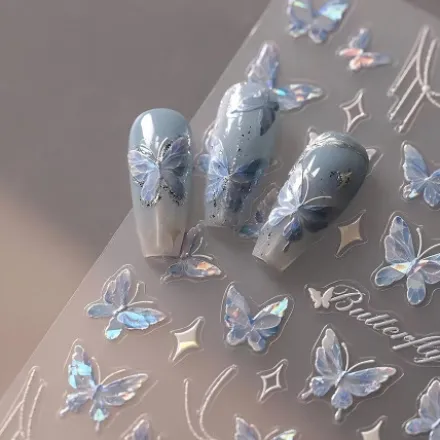 Shell Butterflies Stickers - 413