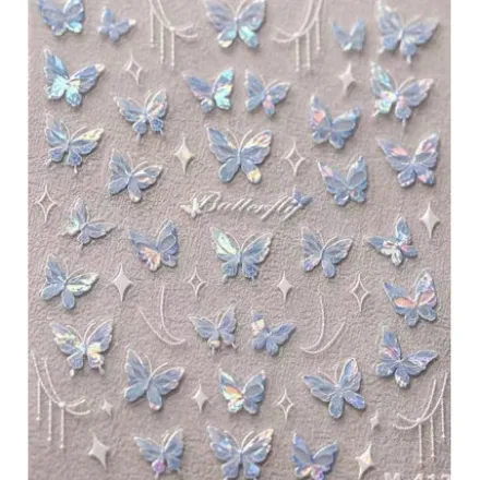 Shell Butterflies Stickers - 413