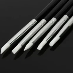 Silicone Nail Art Brush Kit 5pcs.
