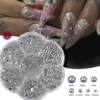 SILVER AB - Nail Half Round Pearl 269-5