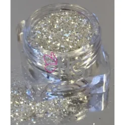 Silver-WhiteGlitter 1.5mm (RNAG-18)