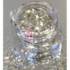 Silver-WhiteGlitter 2mm (RNAG-19)
