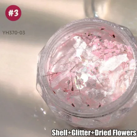 3 - SKY MIX(Shell Slices, Dried Flower, Glitter)