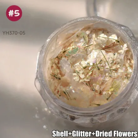 5 - SKY MIX(Shell Slices, Dried Flower, Glitter)