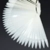 Stiletto FAN Nail Art Display - 50 sticks Natural