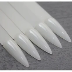 Stiletto FAN Nail Art Display - 50 sticks Natural