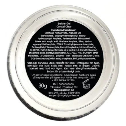Studio Line - Builder Gel Crystal Clear 30g