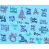 Water Tattoo Christmas - 1066